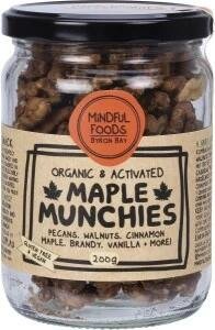 Mindful Foods Maple Munchies Organic & Activated 200g