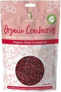 Dr Superfoods Super Organic Dried Cranberries 125g
