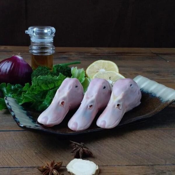 Premium Frozen Duck Heads, Over 1kg - Perfect for Specialty Dishes