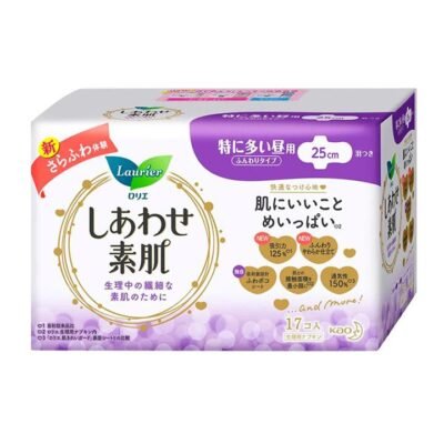 Kao Sukin F Series Daily Sanitary Pads, 25cm, Pack of 17