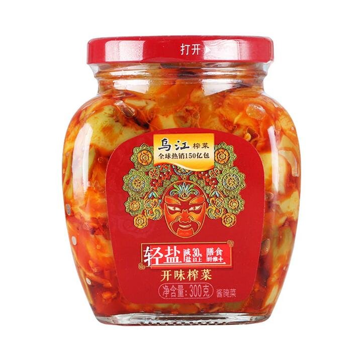 Wujiang Preserved Vegetables in Red Oil, Canned, 300g