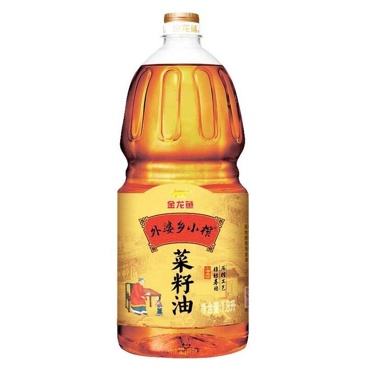 Golden Dragon Fish Grandma's Hometown Small Pressed Rapeseed Oil 1.8L