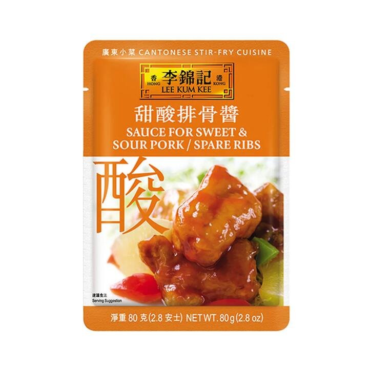 Lee Kum Kee Sauce for Sweet & Sour Pork/Spare Ribs - 80g