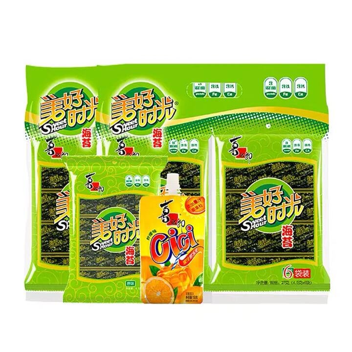 Sweet Hour Original Flavor Seaweed - 4.5g x 6 Packs