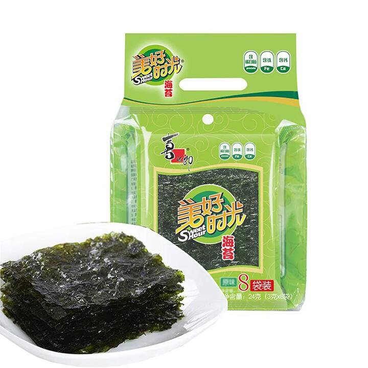 Sweet Hour Original Flavor Seaweed - 3g x 8 Packs