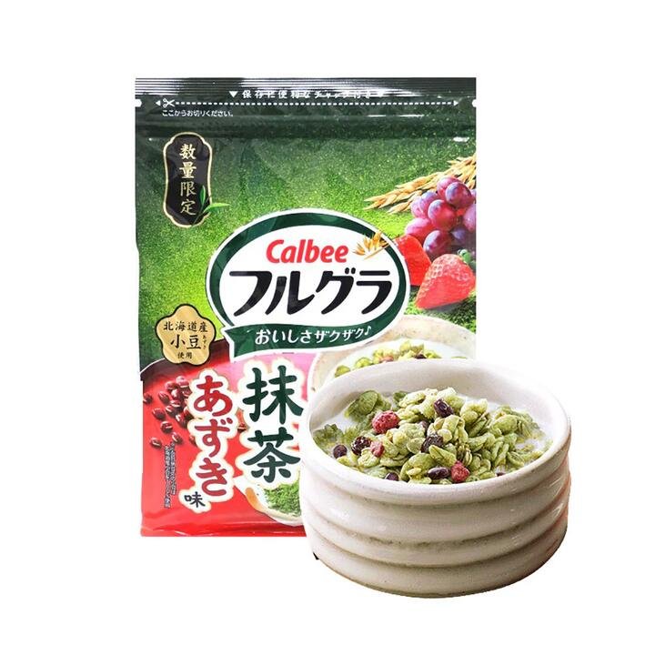Calbee Matcha Red Bean Granola - 600g