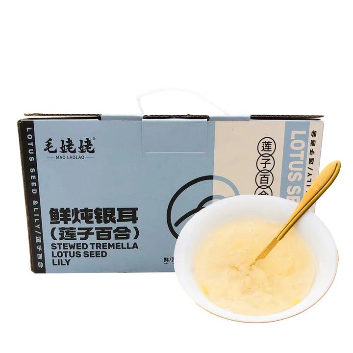 Mao Laolao Stewed Tremella with Lotus Seed and Lily - 198g x 12 Jars