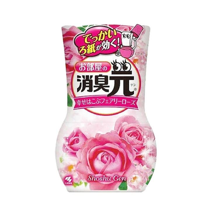 Kobayashi Pharmaceutical Odor Eliminator Air Freshener, Rose Scent, 400ml