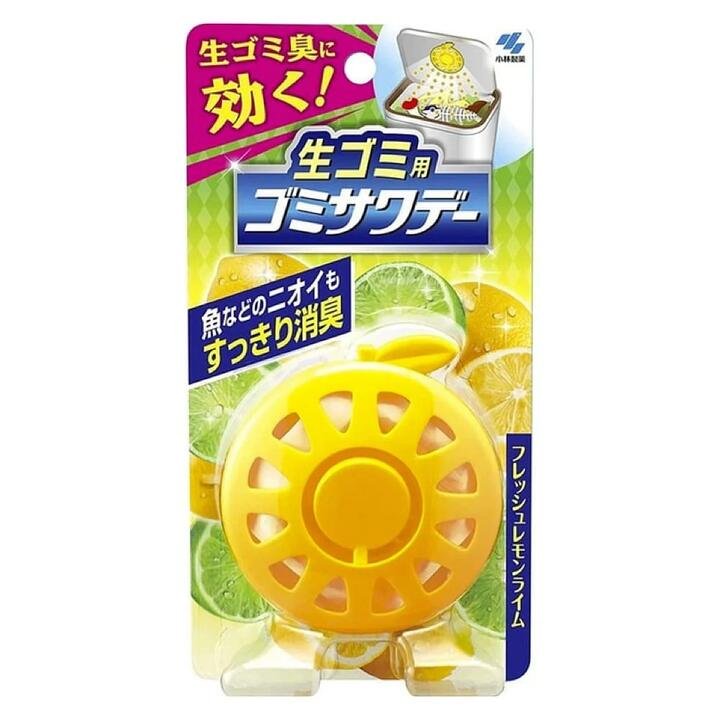 Kobayashi Pharmaceutical Lemon Scented Deodorising Garbage Bin Stickers 2.7ml