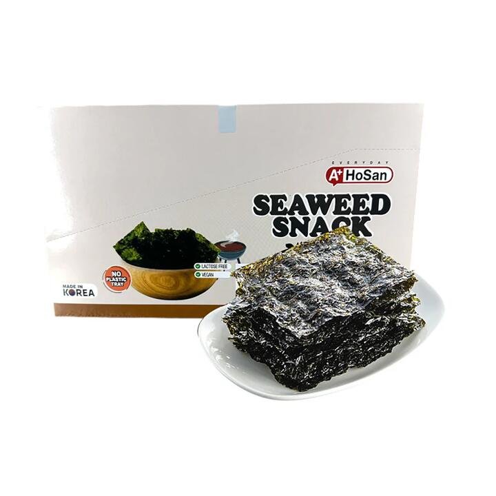 Hosan A+ Barbecue Flavored Seaweed Snack - 20 Packs, 80g
