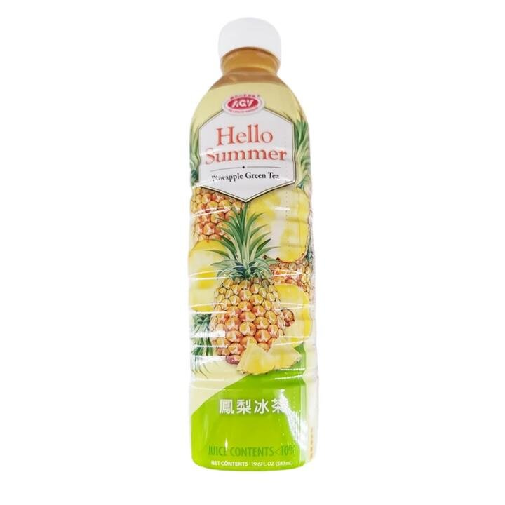 AGV Hello Summer Pineapple Green Tea - 580ml