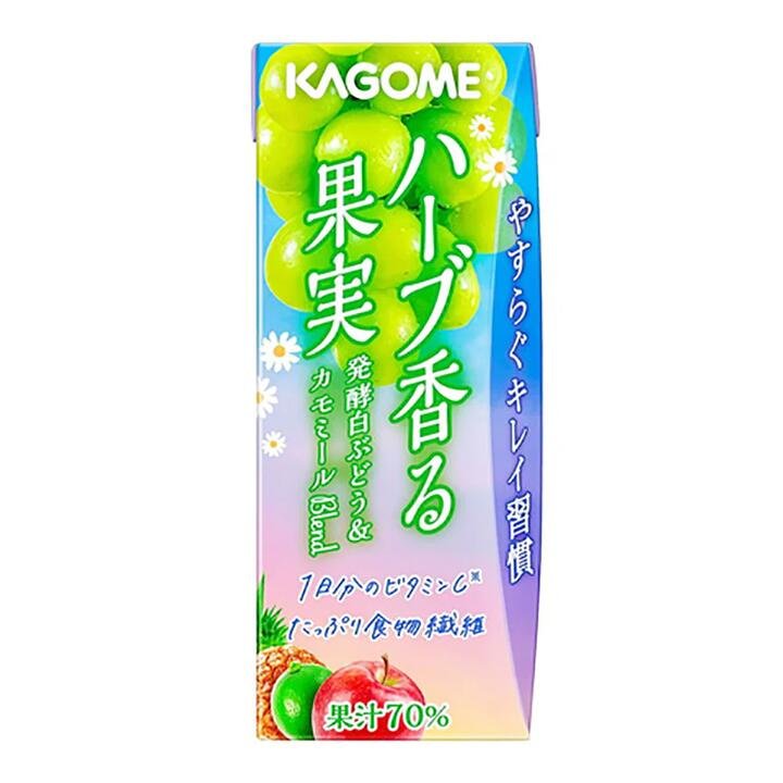 Kagome Herb Scented Grape Juice - 195ml