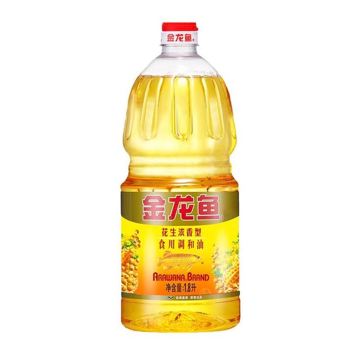 Arawana Brand Peanut Flavored Blended Cooking Oil - 1.8L
