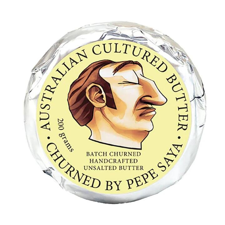Pepe Saya Australian Cultured Unsalted Butter - 200g