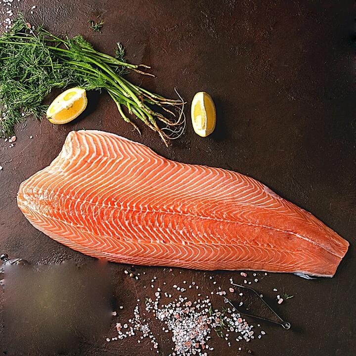 Cooke Frozen Alaskan Salmon Fillet - 0.6-0.7kg