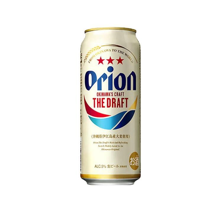 Asahi Orion Okinawa Draft Beer 5% ABV - 500ml