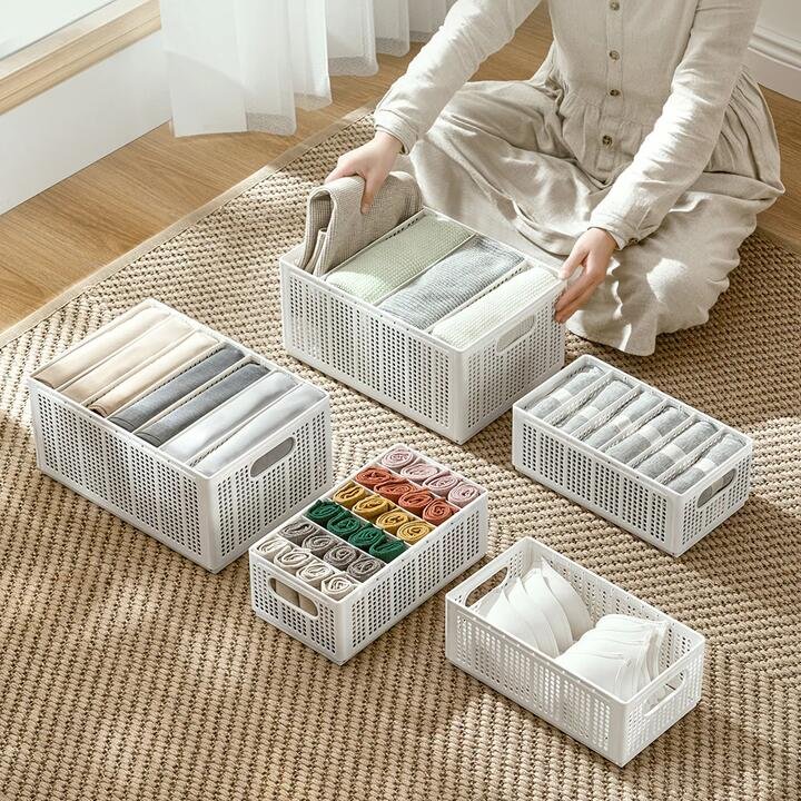 FaSoLa Foldable Storage Basket - Large, White