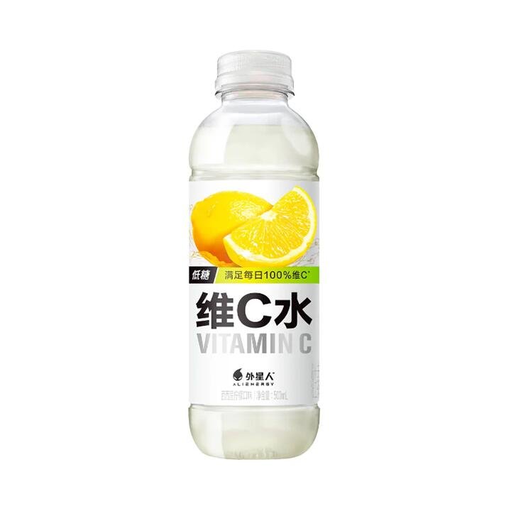 Genki Forest Alienergy Vitamin C Water Sicilian Lemon Flavor - 500ml