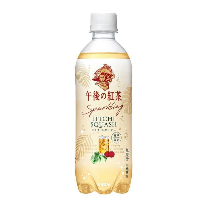 Kirin Afternoon Tea Series Summer Limited Lychee Sparkling Drink 500ml