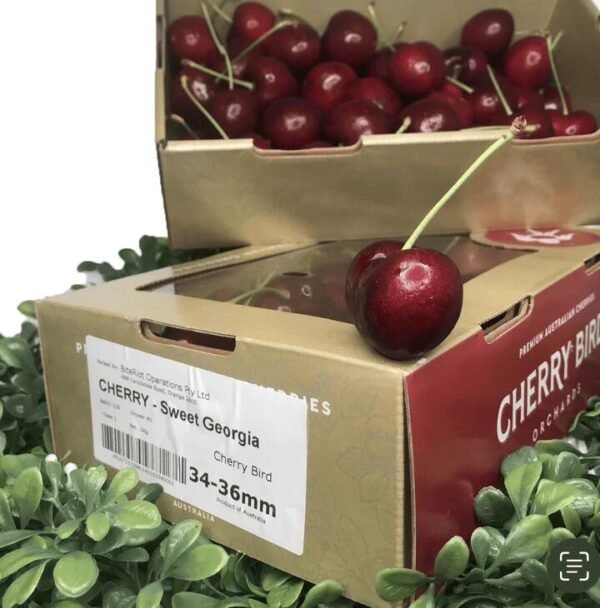 Cherrybird Sweet Georgia Red Cherries 34-46mm 1kg