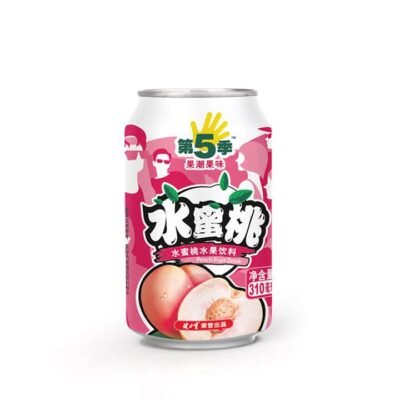 Jianlibao Season 5 Peach Fruit Drink - 310ml X2
