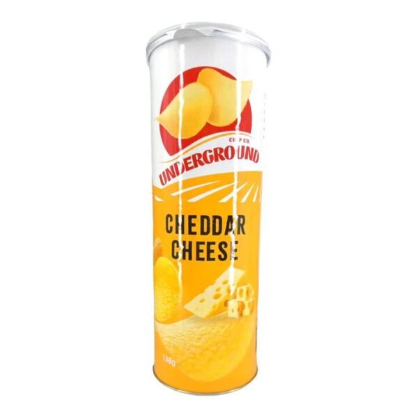 Underground Chip Co Cheddar Cheese Chips - 13 Packs, 138g