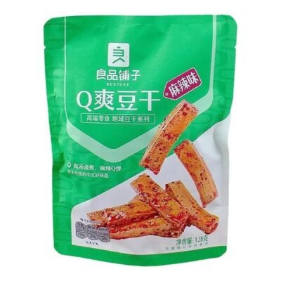 Bestore Mala Spicy Tofu Bites 128g - Chewy Tofu Jerky Snack