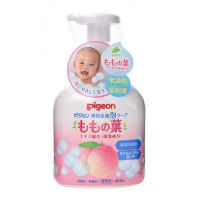 Pigeon Baby Peach Leaf Shampoo & Body Wash - 450ml