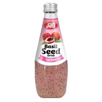 JAN Basil Seed Drink Lychee Flavor - 290ml