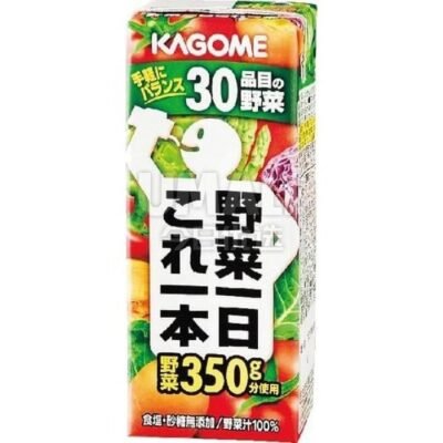 Kagome Yasai Seikatsu Vegetable & Fruit Juice Drink with 30 Vegetables - 200ml