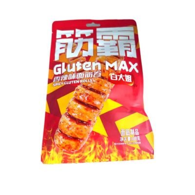 Bai Da Jie Gluten Max Spicy Gluten Rolls - 188g