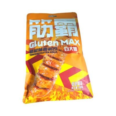 Bai Dajie Gluten Max Rolls, Tengjiao Flavor, 188g
