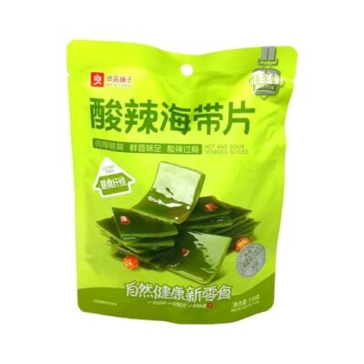 Bestore Hot & Sour Kelp Slices 150g – Spicy & Tangy Ready-to-Eat Seaweed Snack