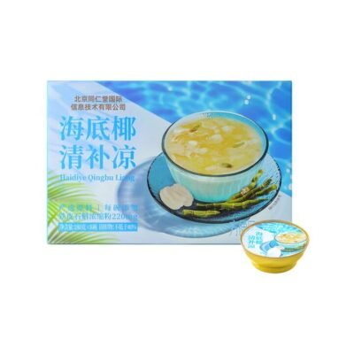 Tong Ren Tang Sea Coconut Herbal Dessert "Qing Bu Liang" – 180g × 8 Bowls - Traditional Chinese Cooling Sweet Soup