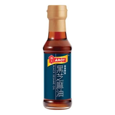 Amoy Black Sesame Oil 150ml - Aromatic Roasted Sesame Essence
