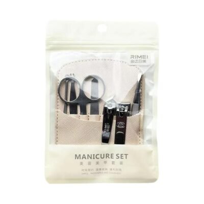 Rimei 7-Piece Manicure & Pedicure Set – Portable Nail Care Kit
