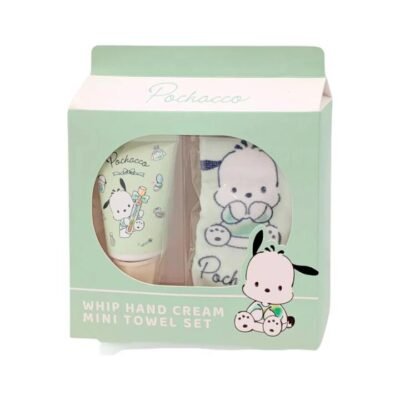 Shobido × Sanrio Pochacco Whip Hand Cream & Mini Towel Gift Set