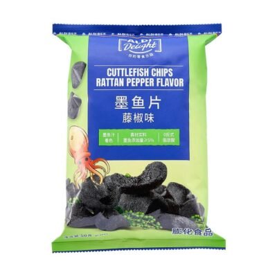 Aldi Delight Cuttlefish Chips – Rattan Pepper Flavor 50g – Limited Import