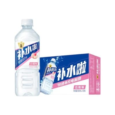 Dongpeng Hydration Electrolyte Drink - White Peach 555ml x 24 Bottles - Sports Drink