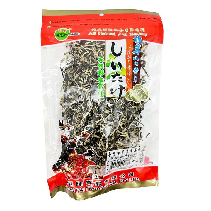 Henghui Taiwanese White Back Black Fungus Strips 80g