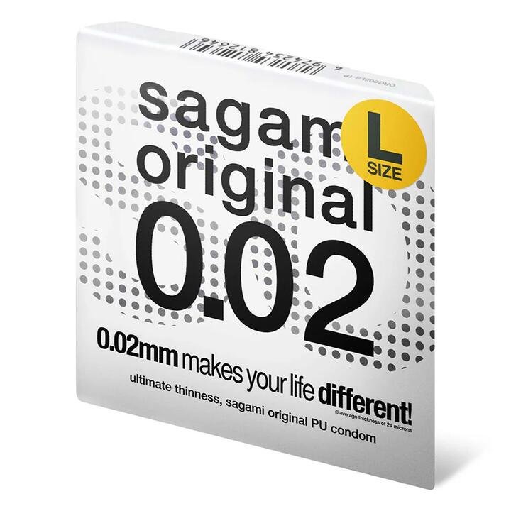 Sagami Original 0.02 Ultra-Thin Condoms L Size - 1 Piece