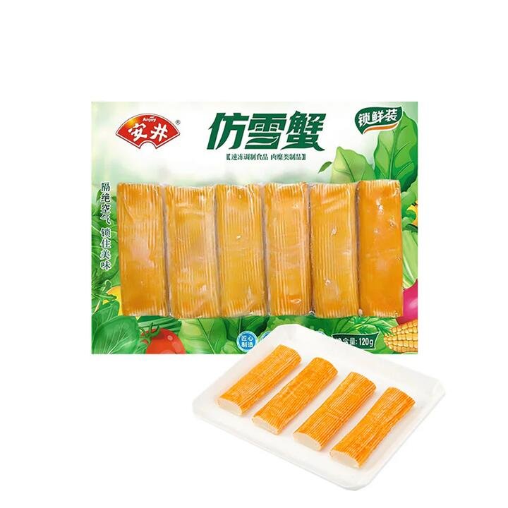 Anjoy Frozen Imitation Snow Crab - 120g